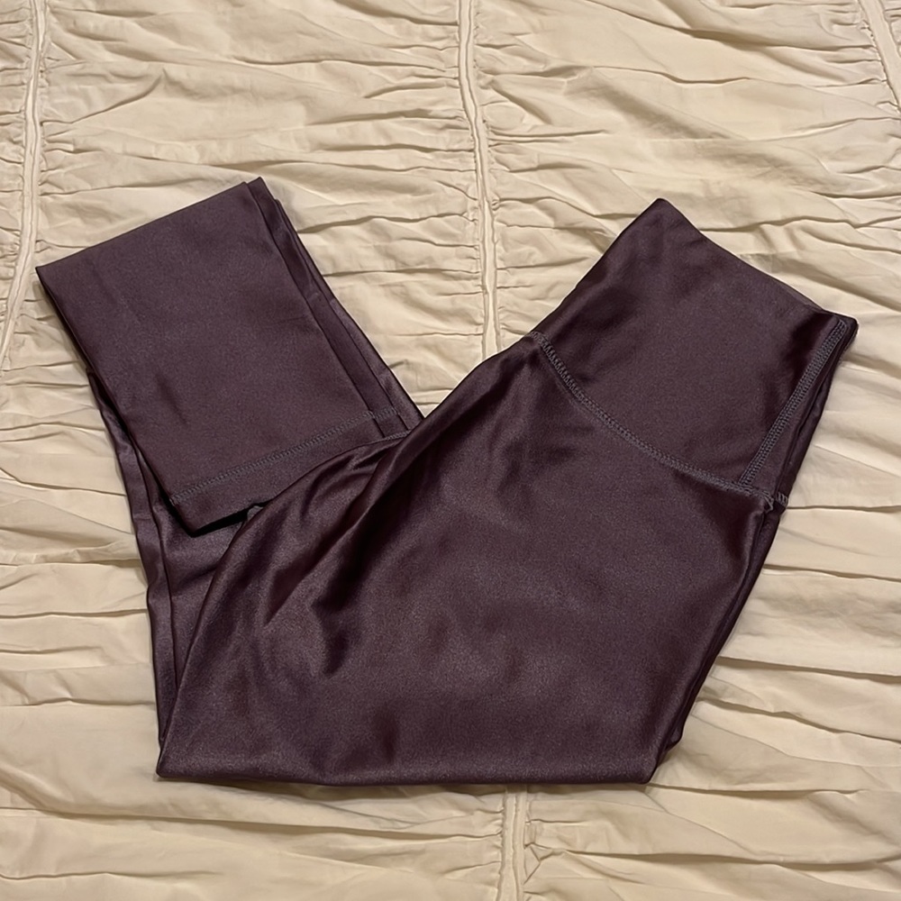 NWOT | DYI | High Shine Leggings in Purple (XS)